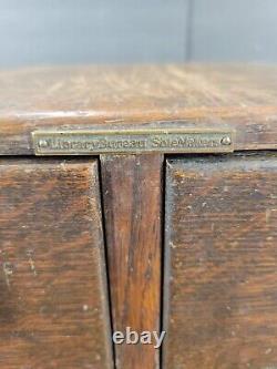 Antique Oak Wood Library Card Catalog 6 Drawer Library Bureau SoleMakers