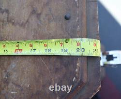 Antique Octagonal Hardware Store Bolt & Screw Rotating Cabinet with 80 Drawers