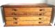 Antique Optometry Eye Glass 4 Drawer Storage Cabinet Oak 10 H X 23 L X 11 W
