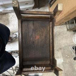 Antique Oriental Wood 2-Door Butterfly Chinese wedding cabinet