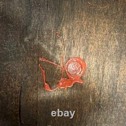 Antique Oriental Wood 2-Door Butterfly Chinese wedding cabinet