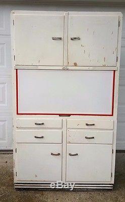 Antique Original 1934 Sellers Kitchen Hoosier Cabinet with Flour Sifter No. 866