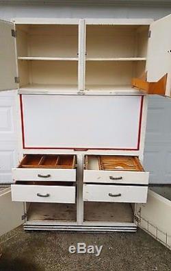 Antique Original 1934 Sellers Kitchen Hoosier Cabinet with Flour Sifter No. 866