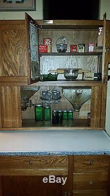 Antique Original Early 1900's Hoosier Mfg. Co. Kitchen Cabinet