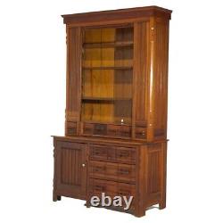 Antique Oversized Country Store Cabinet, C1900