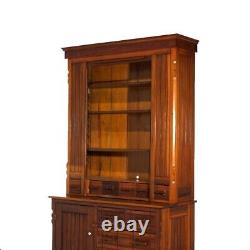 Antique Oversized Country Store Cabinet, C1900