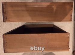 Antique PA Dutch Pine 12-Pane Grain Painted 2-Piece Flatback Cupboard, Ca. 1860s