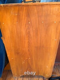 Antique Paint decorated dry sink step back cupboard folk art pa 1860 primitive