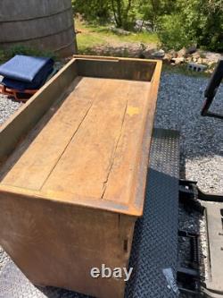 Antique Paint decorated dry sink step back cupboard folk art pa 1860 primitive