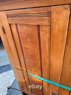 Antique Paint decorated dry sink step back cupboard folk art pa 1860 primitive