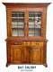Antique Pennsylvania Chippendale Poplar Pewter Cupboard / Cabinet