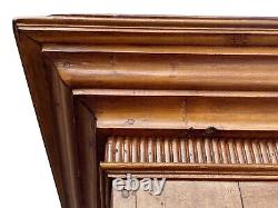 Antique Pennsylvania Chippendale Poplar Pewter Cupboard / Cabinet