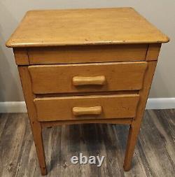 Antique Perfect Sewing Cabinet by Caswell Runyan Company with2 Drawers