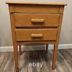 Antique Perfect Sewing Cabinet by Caswell Runyan Company with2 Drawers