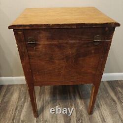 Antique Perfect Sewing Cabinet by Caswell Runyan Company with2 Drawers