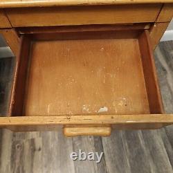 Antique Perfect Sewing Cabinet by Caswell Runyan Company with2 Drawers