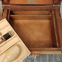 Antique Perfect Sewing Cabinet by Caswell Runyan Company with2 Drawers