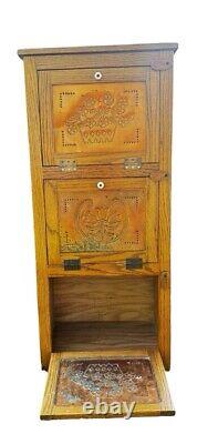 Antique Pie Safe with (3) Punched Copper Doors & Locks, circa 1800's