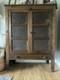 Antique Pie Safe With Punched Copper Doors And Locks 1800s Vintage
