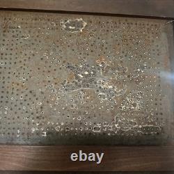 Antique Pie Safe with Punched Copper Doors and Locks 1800s Vintage