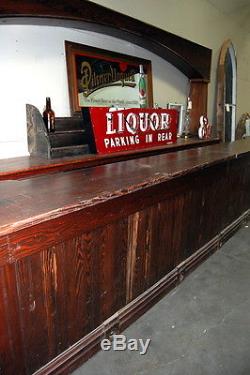 Antique Pine Front & Back Bar, Saloon Bar, Architectural Salvage