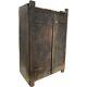 Antique Portuguese Medieval 16th Century Chestnut Food Cupboard