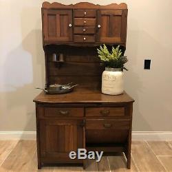 Antique Possum-Belly Kitchen Cupboard/Baker's Cabinet