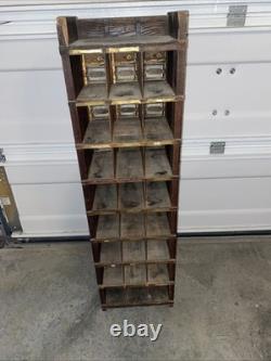 Antique Post Office Boxes Metal Cabinet Vintage United States P. O. Box 24 Door