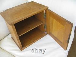 Antique Primitive Architectural Furniture Oak Wood Cabinet 12 x 11 x 13