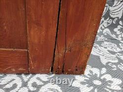 Antique Primitive Chimney Cupboard Cabinet Schoharie NY Red