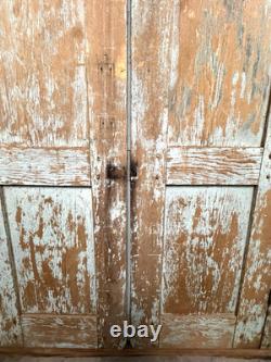 Antique Primitive Corner Cupboard Original Paint 48 x 64.5 Found in Atlanta