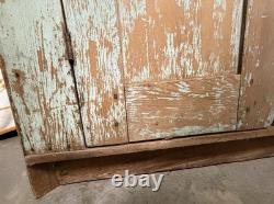Antique Primitive Corner Cupboard Original Paint 48 x 64.5 Found in Atlanta