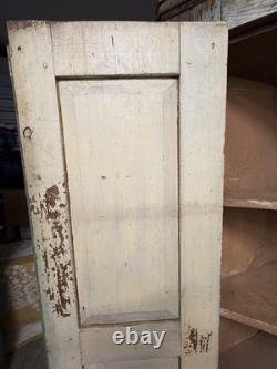 Antique Primitive Corner Cupboard Original Paint 48 x 64.5 Found in Atlanta