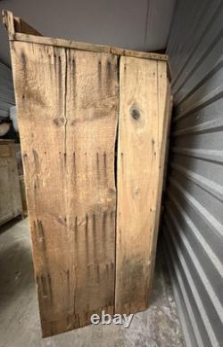 Antique Primitive Corner Cupboard Original Paint 48 x 64.5 Found in Atlanta