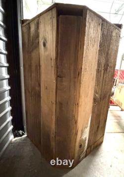 Antique Primitive Corner Cupboard Original Paint 48 x 64.5 Found in Atlanta
