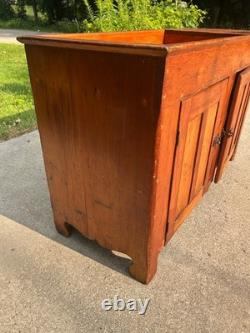 Antique Primitive Dry Sink Canada Cupboard Pine Handmade Shaker Cabinet LARGE