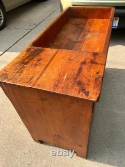 Antique Primitive Dry Sink Canada Cupboard Pine Handmade Shaker Cabinet LARGE