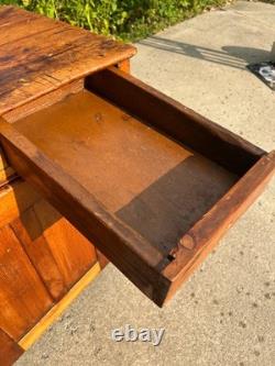 Antique Primitive Dry Sink Canada Cupboard Pine Handmade Shaker Cabinet LARGE