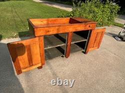 Antique Primitive Dry Sink Canada Cupboard Pine Handmade Shaker Cabinet LARGE