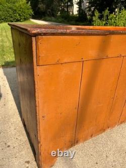 Antique Primitive Dry Sink Canada Cupboard Pine Handmade Shaker Cabinet LARGE