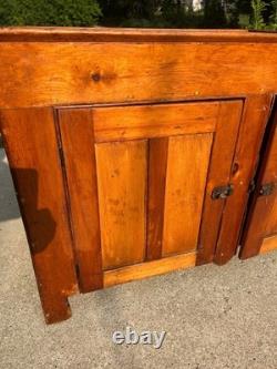 Antique Primitive Dry Sink Canada Cupboard Pine Handmade Shaker Cabinet LARGE