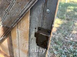 Antique Primitive Farmhouse Cottage Storage Cabinet Nightstand Pine Distressed