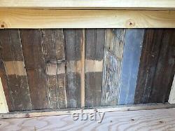 Antique Primitive Farmhouse Cottage Storage Cabinet Nightstand Pine Distressed