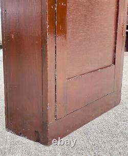 Antique Primitive Farmhouse Pine Jelly Cupboard Cabinet