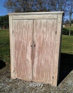 Antique Primitive Jelly Pantry Cupboard Cabinet Original Paint Rustic