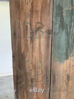 Antique Primitive Kitchen Cabinet Painted Farmhouse