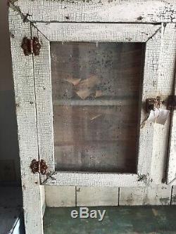 Antique Primitive Kitchen Cabinet Painted Farmhouse