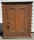Antique Primitive Pine Cupboard Cabinet 19th C Original Farmhouse Pantry