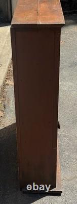Antique Primitive Pine Cupboard Cabinet 19th C Original Farmhouse Pantry