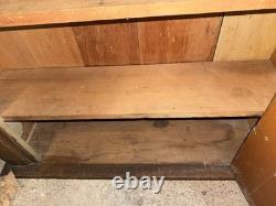 Antique Primitive Pine Cupboard Cabinet 19th C Original Farmhouse Pantry